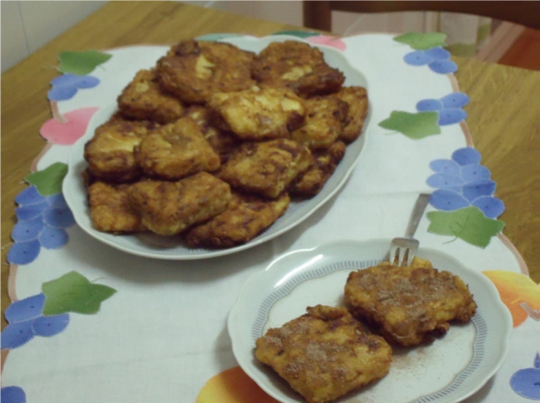 Leche frita, dulce del recetario de Atienza